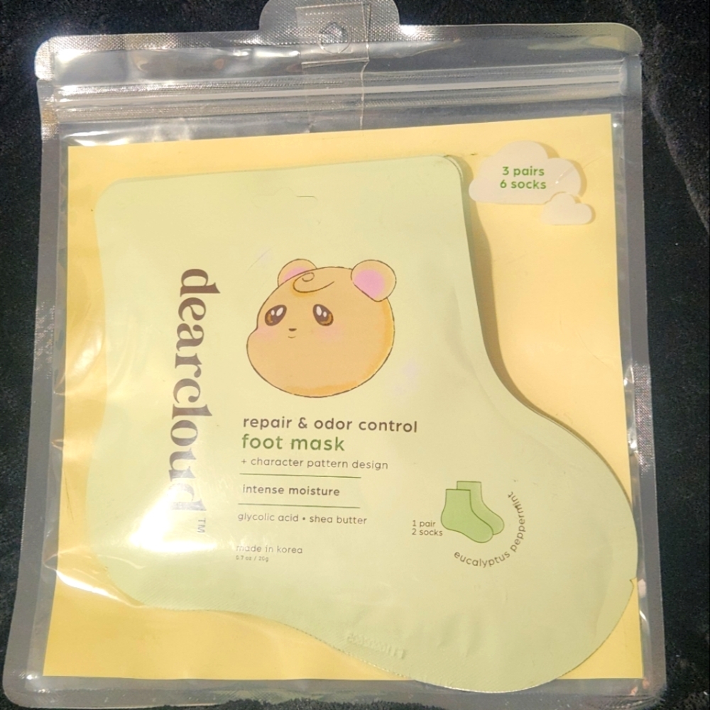 Dearcloud Repair & Odor Control Foot Masks